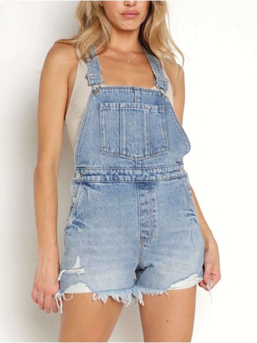 ROLLA’S Original High Rise Cut-Off Short Overalls - Picture 8 of 14